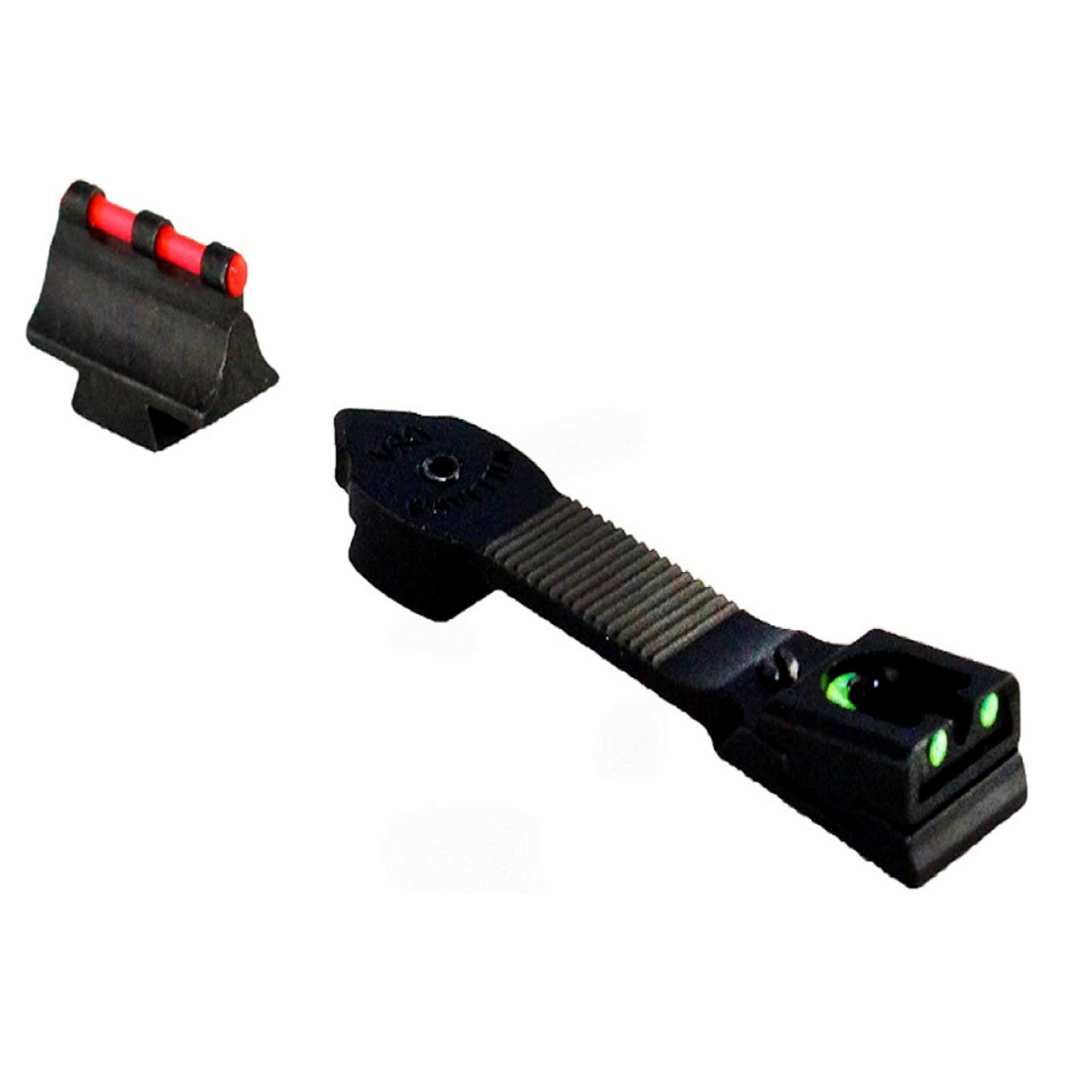 Williams Green Rear/Red Front Sight Set Fits All Standard 3/8" Dovetails (60217)