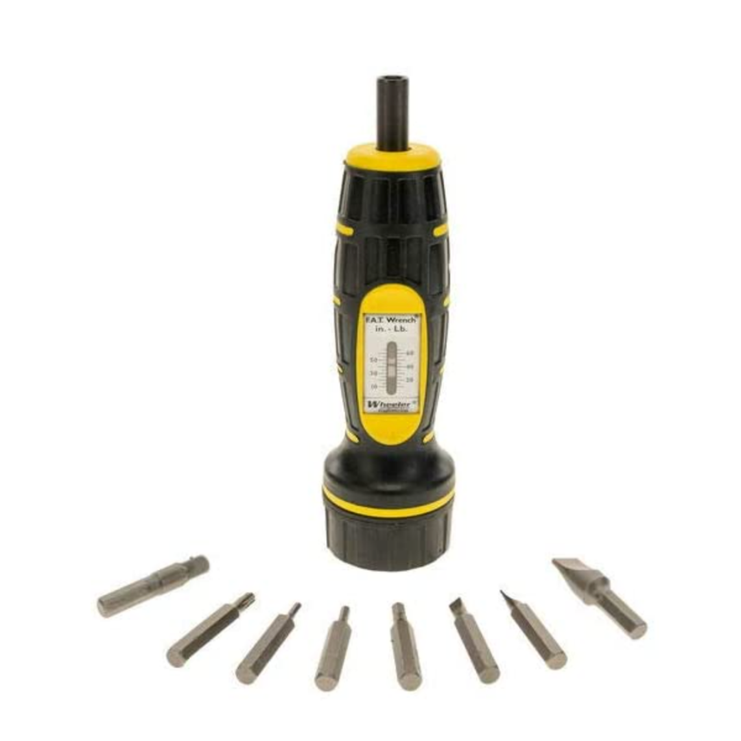 Wheeler Manual Firearms Accurizing Torque Wrench with Inch/Pounds Measurement, Bits and Storage Case for Scope Mounting, Gunsmithing and Maintenance