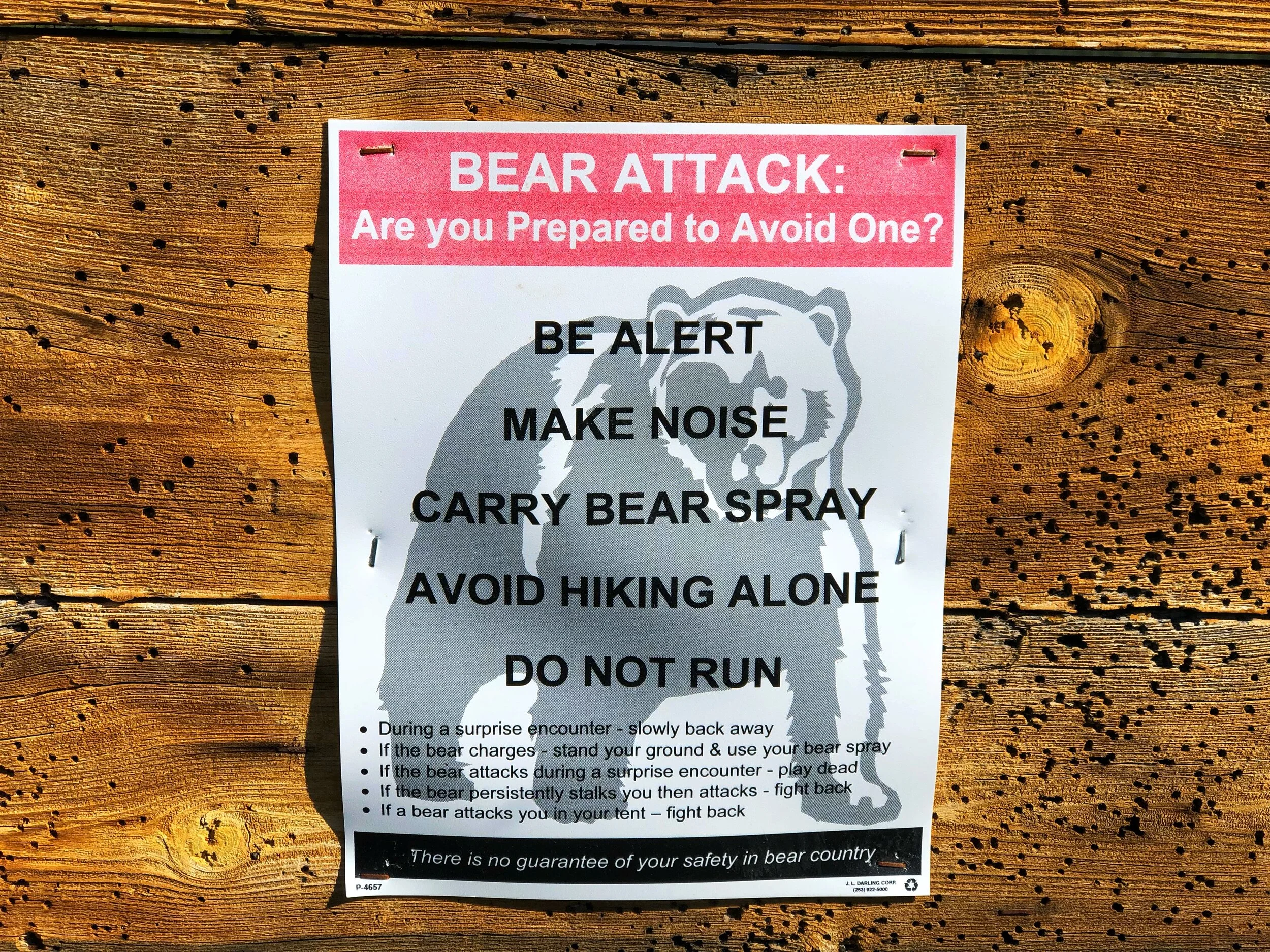 Signs like this make you think about the area you are hunting and safety concerns