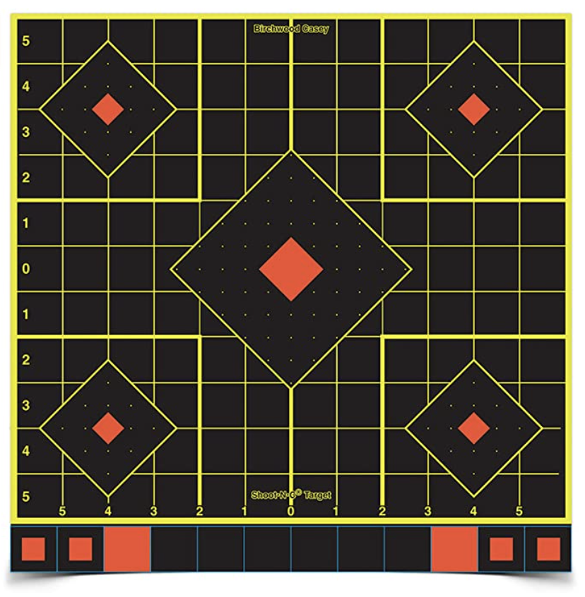 Birchwood Casey Shoot-N-C, 12" Targets, Adhesive, See Hits Instantly
