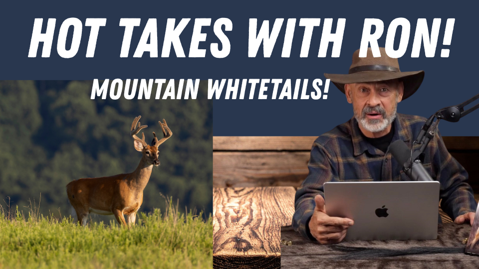 Chasing Mountain Whitetails With Ron! Hot Takes
