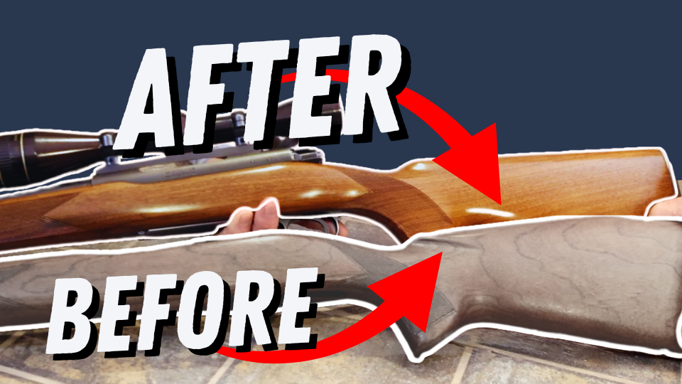 How to Refinish a Wood Rifle Stock (Step-by-Step Restoration)