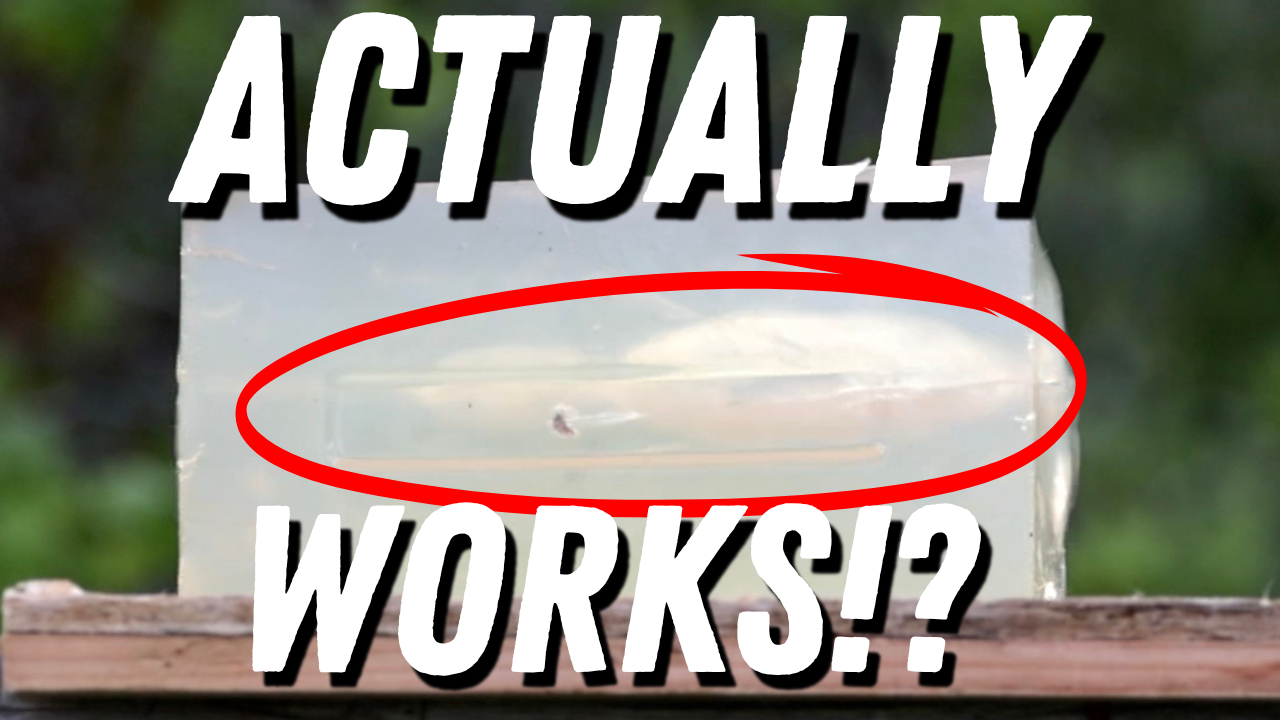 We Made Homemade Ballistic Gel… Then Tested It
