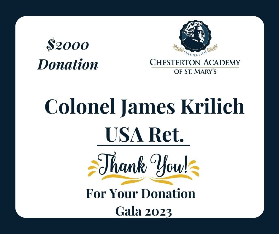 Thank For Sponsoring Gala 2023 Friend of Chesterton Sponsorship James Krilich.jpg