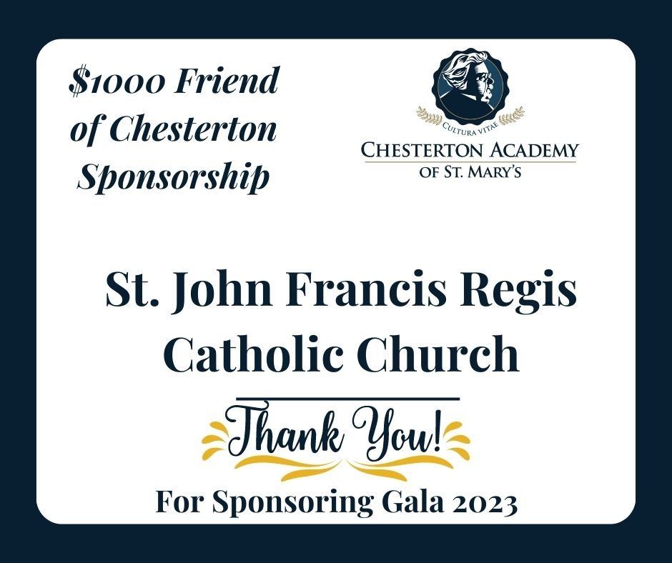 Thank For Sponsoring Gala 2023 Friend of Chesterton Sponsorship  St. Johns.jpg