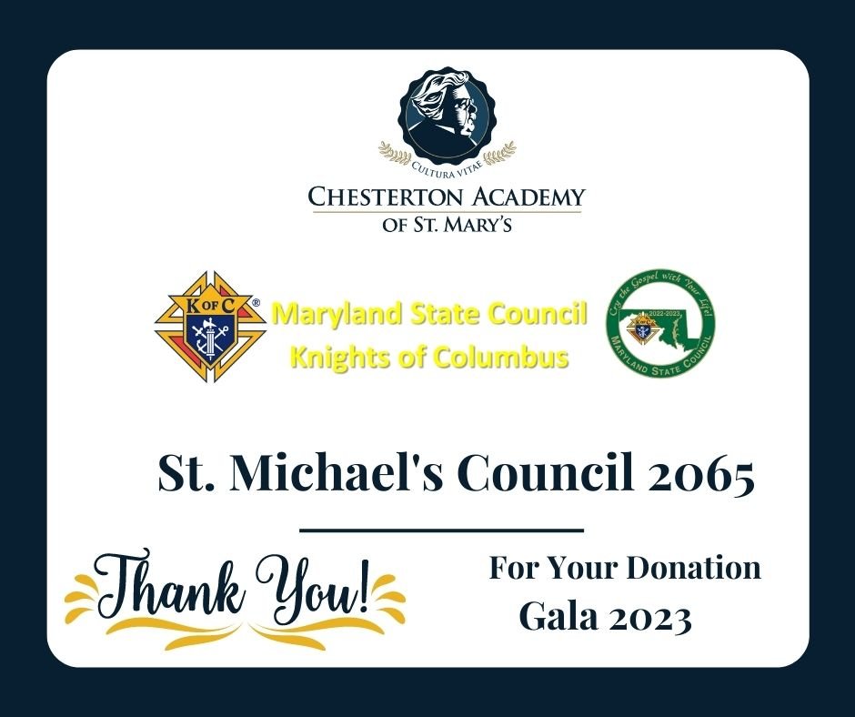 Thanks For Donating to Gala 2023Knights St Michaels.jpg
