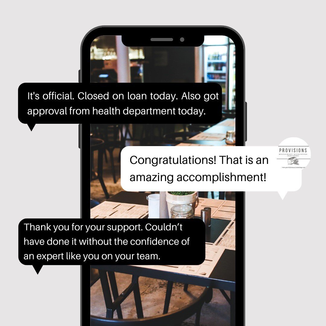 These messages never get old! At Provisions, the main goal is to be a true financial partner with our clients.

Celebrating the accomplishments of a new Eggs Up multi-unit franchise owner today! Way to go! Thank you for trusting Provisions with your 