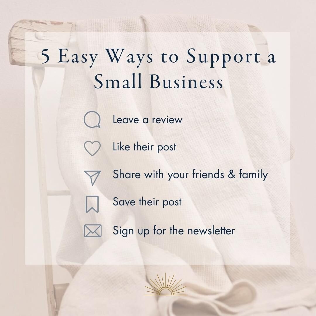 We love our small business and love supporting others too! ✨

Here are 5 easy ways to support a small business today! #NationalSmallBusinessDay
.
.
.
#spirituality #meditation #mindfulness #yoga #selflove #innerpeace #enlightenment #consciousness #aw
