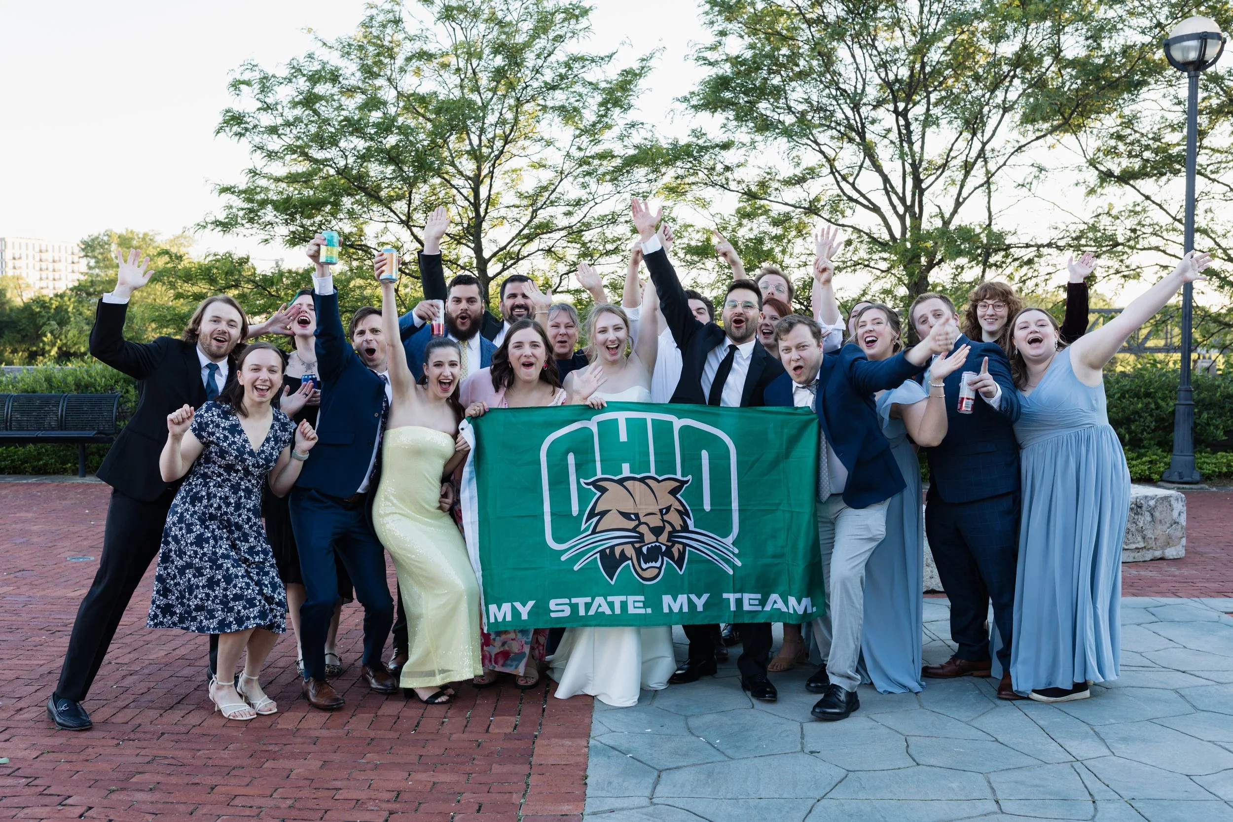 North Bank Park Pavilion Wedding Columbus Ohio