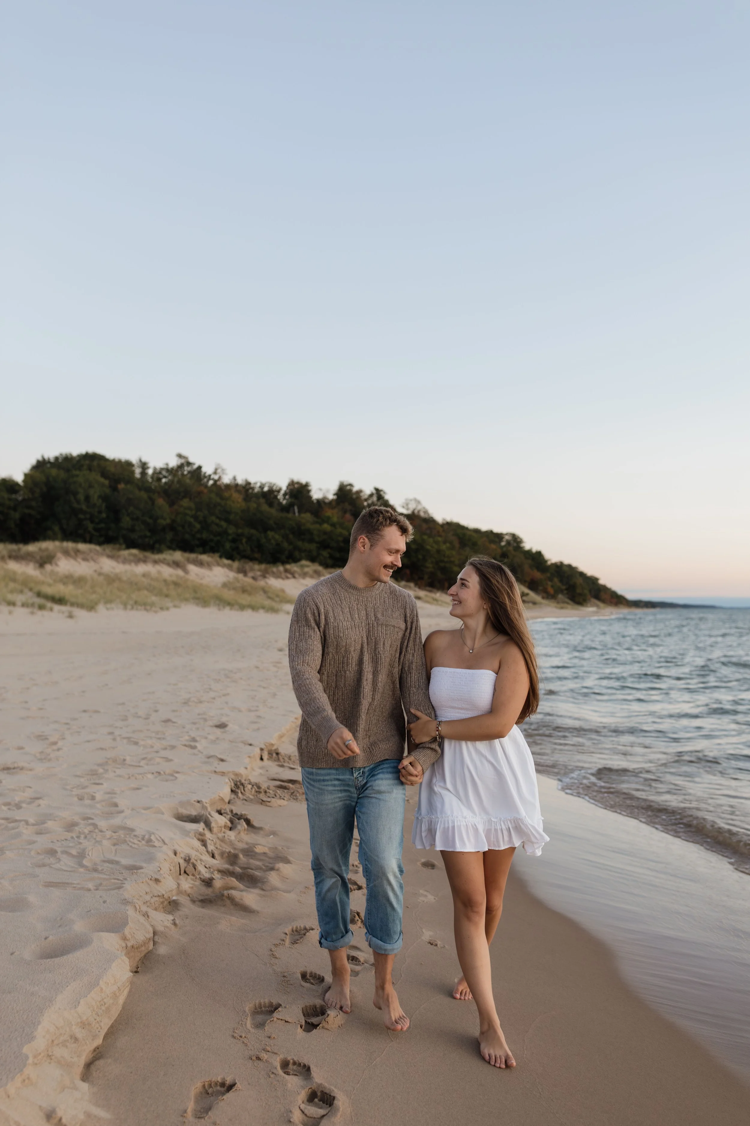 Rosy Mound Natural Area Grand Haven, Michigan Engagement Session
