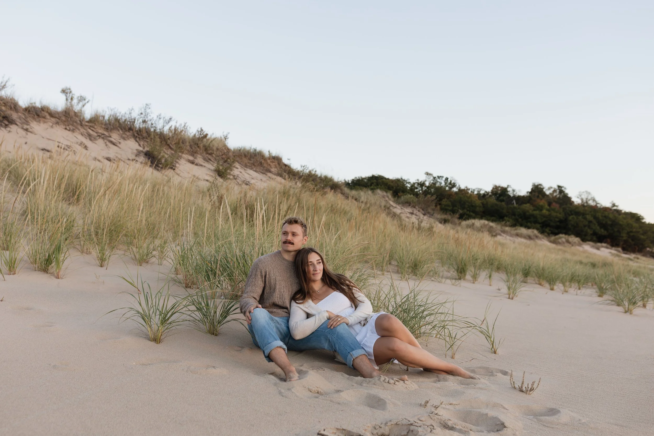 Rosy Mound Natural Area Grand Haven, Michigan Engagement Session