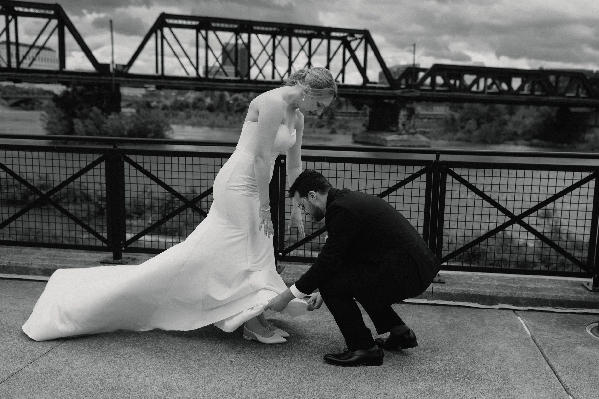 North Bank Park Pavilion Wedding Columbus Ohio