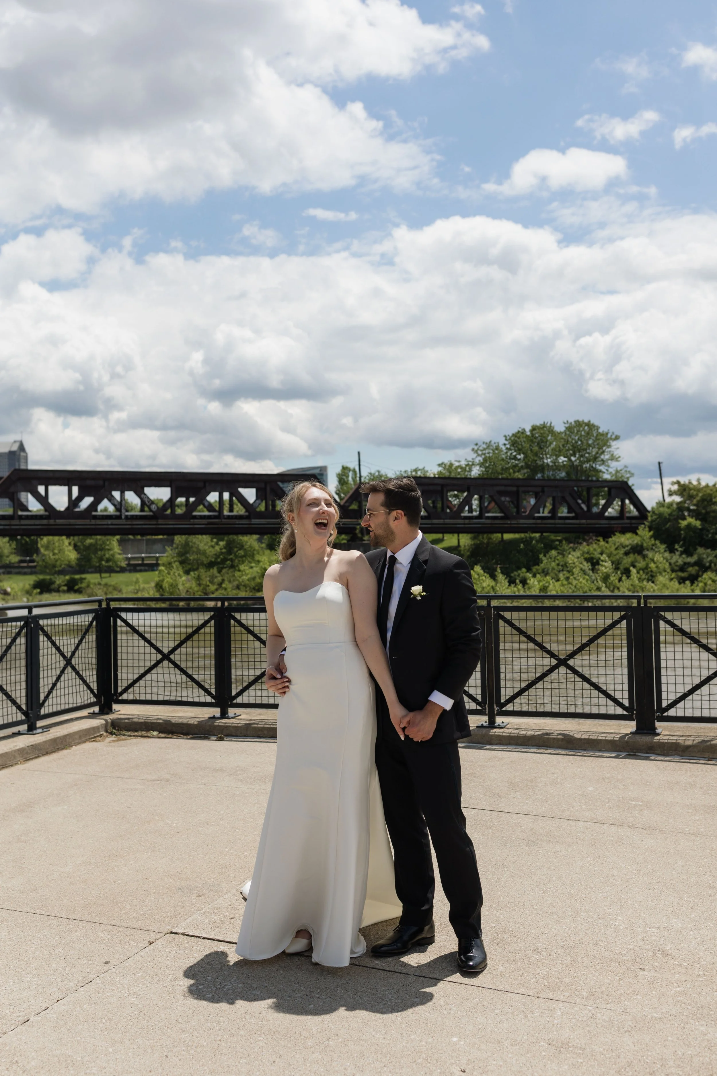 North Bank Park Pavilion Wedding Columbus Ohio