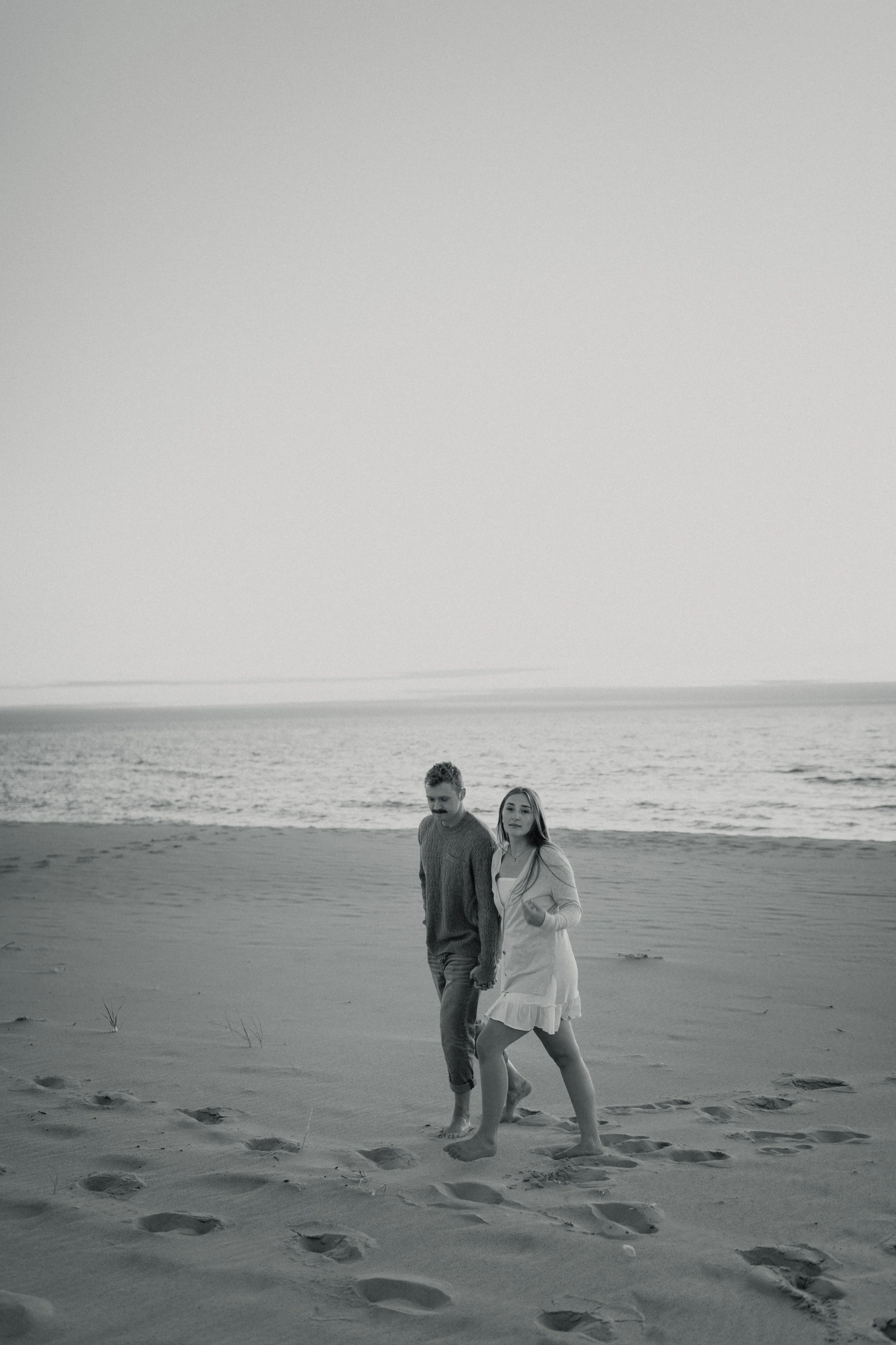 Rosy Mound Natural Area Grand Haven, Michigan Engagement Session