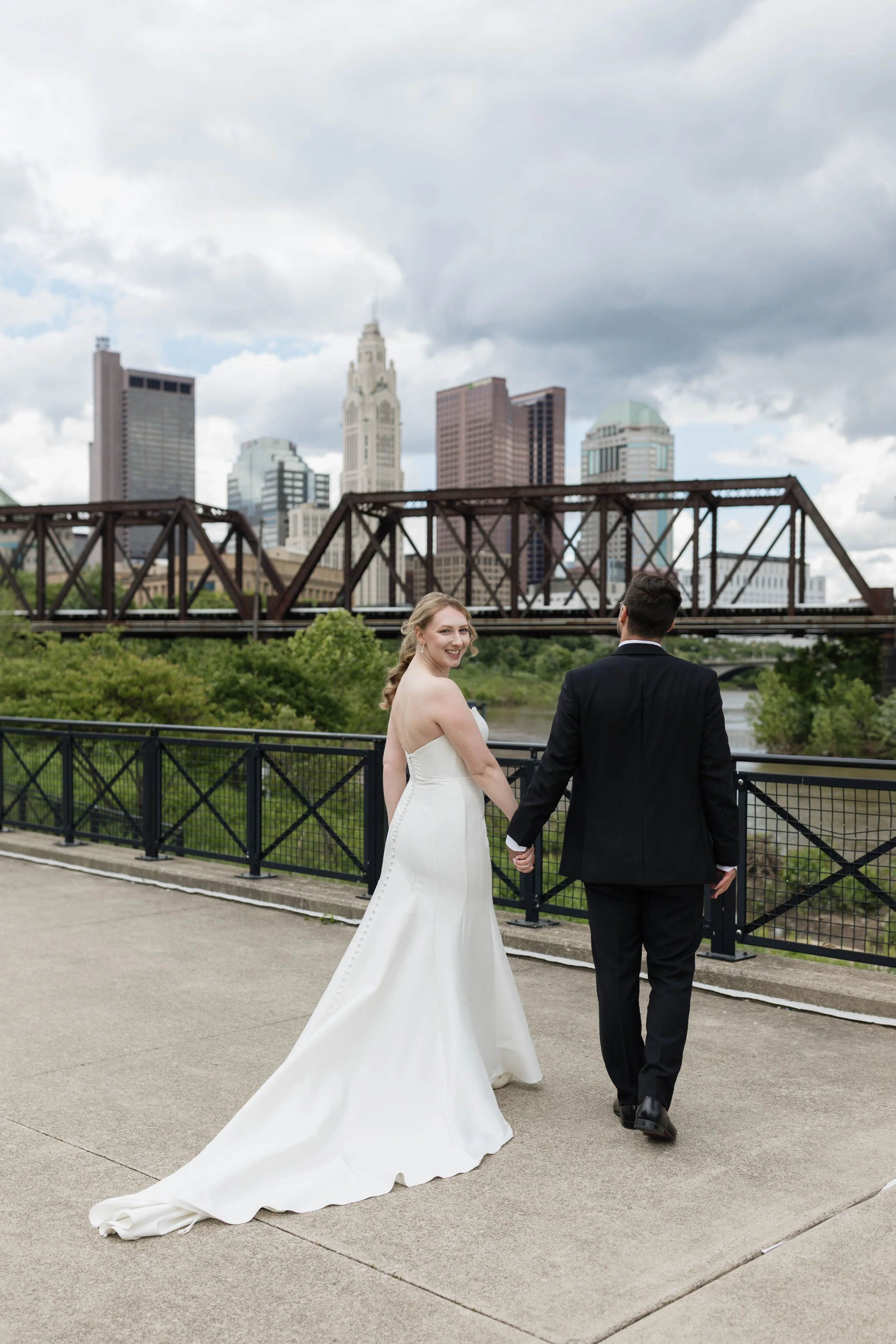 North Bank Park Pavilion Wedding Columbus Ohio