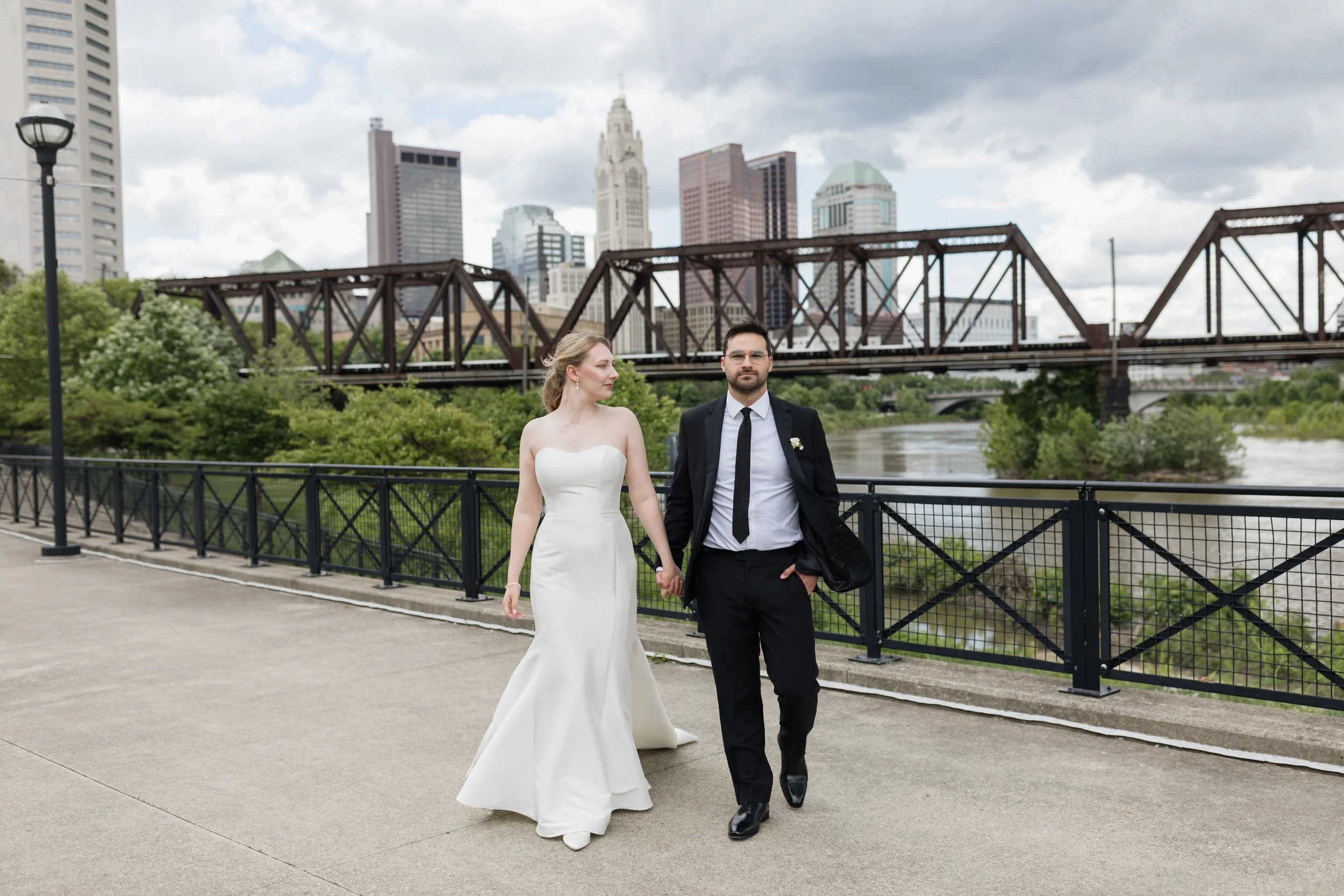 North Bank Park Pavilion Wedding Columbus Ohio