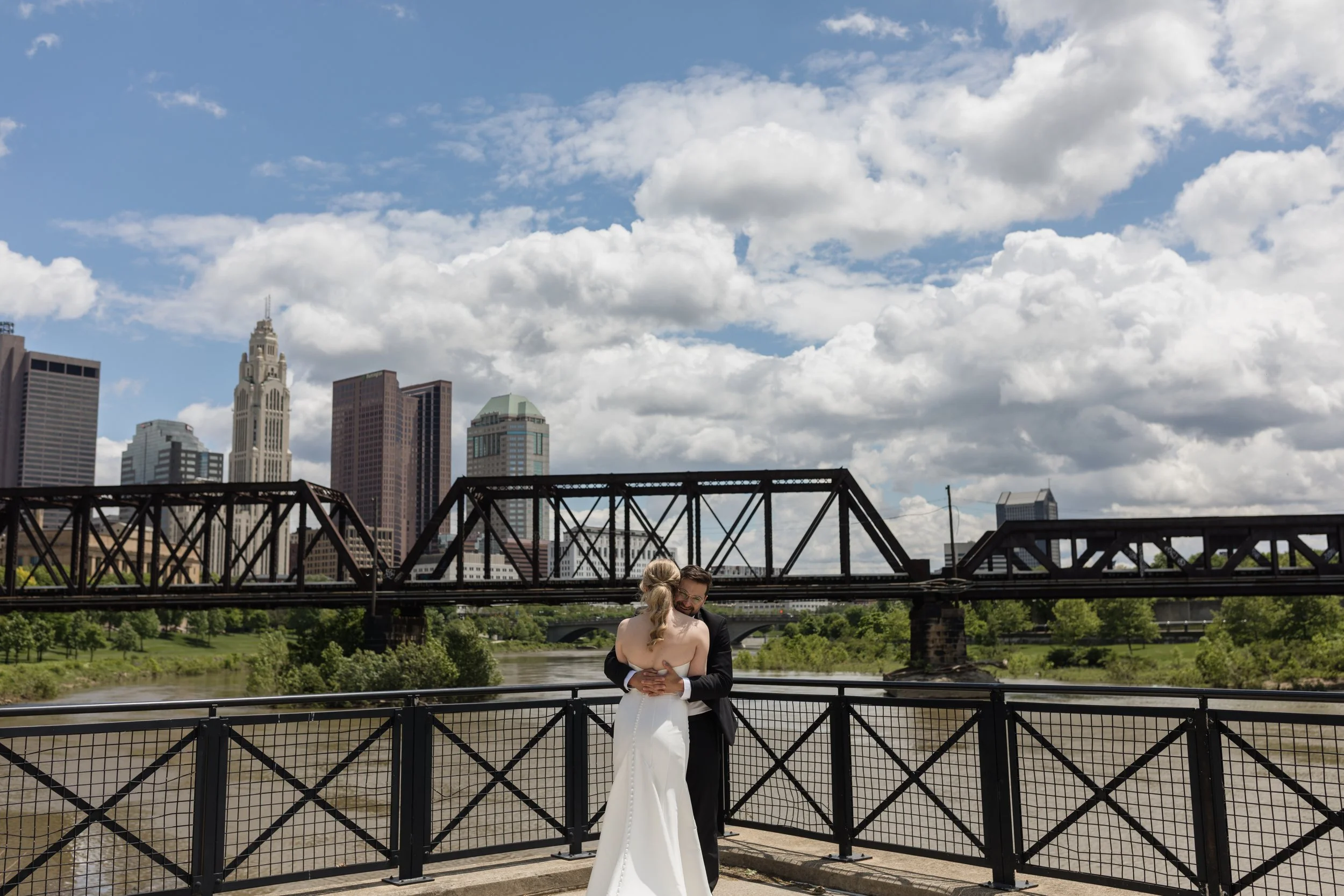 North Bank Park Pavilion Wedding Columbus Ohio