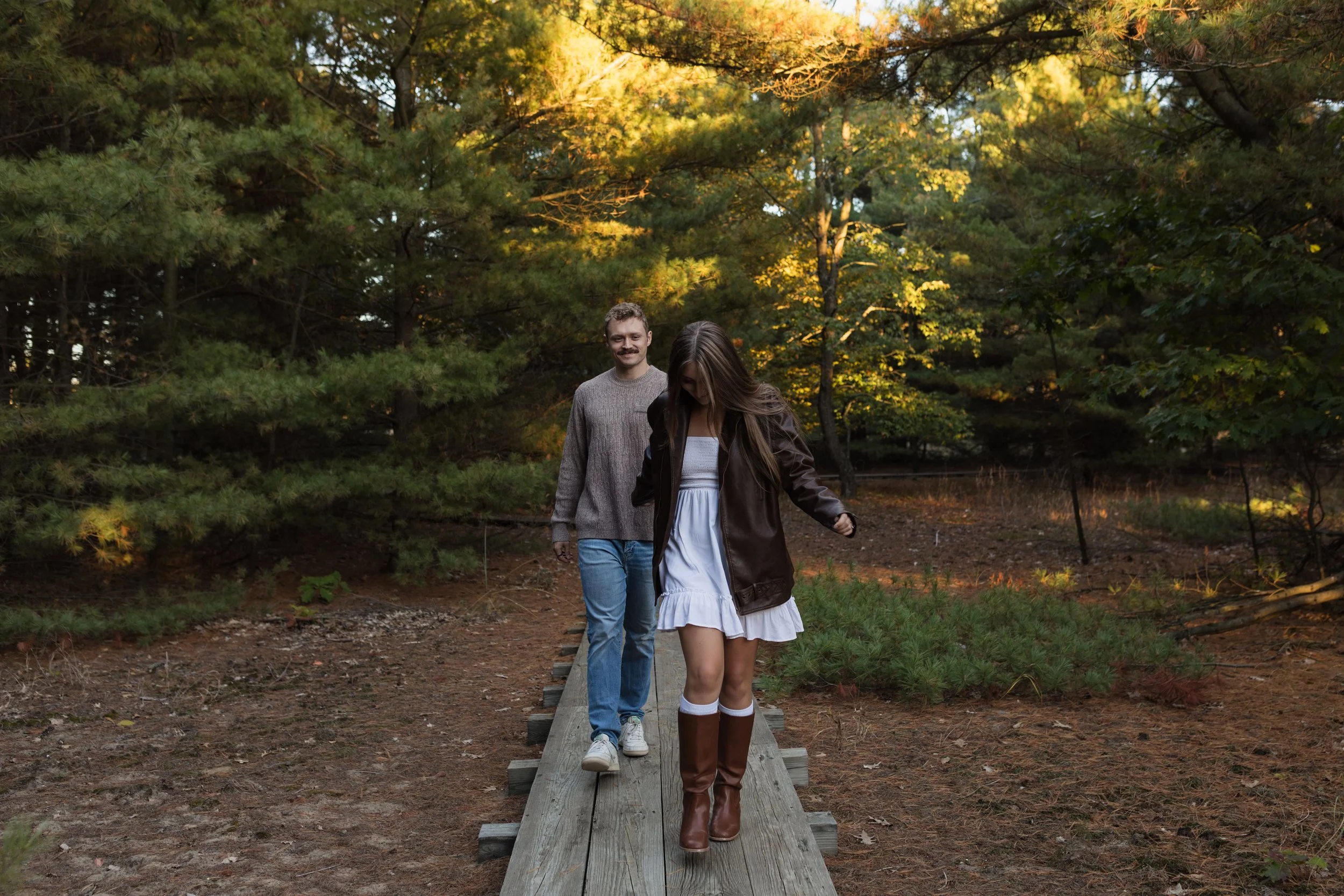 Rosy Mound Natural Area Grand Haven, Michigan Engagement Session