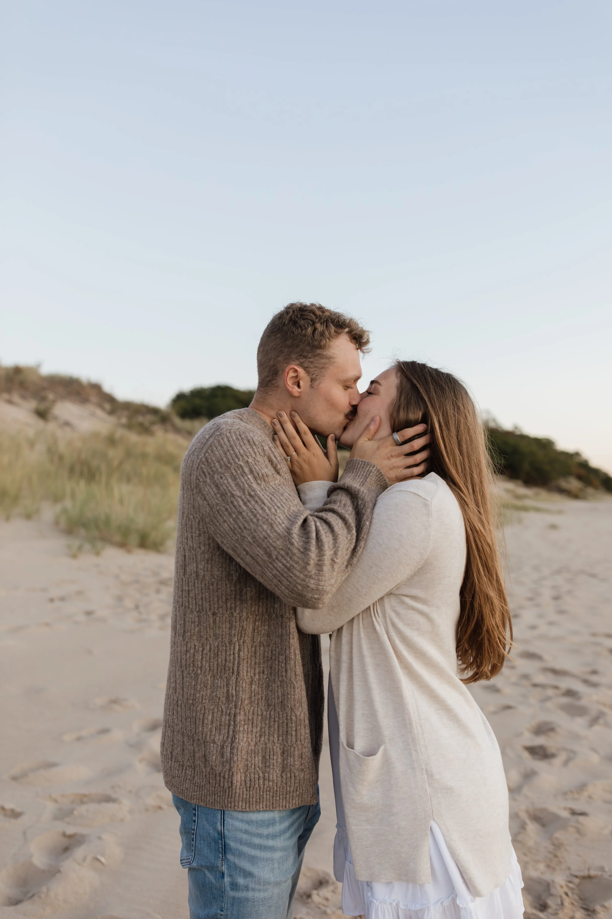 Rosy Mound Natural Area Grand Haven, Michigan Engagement Session