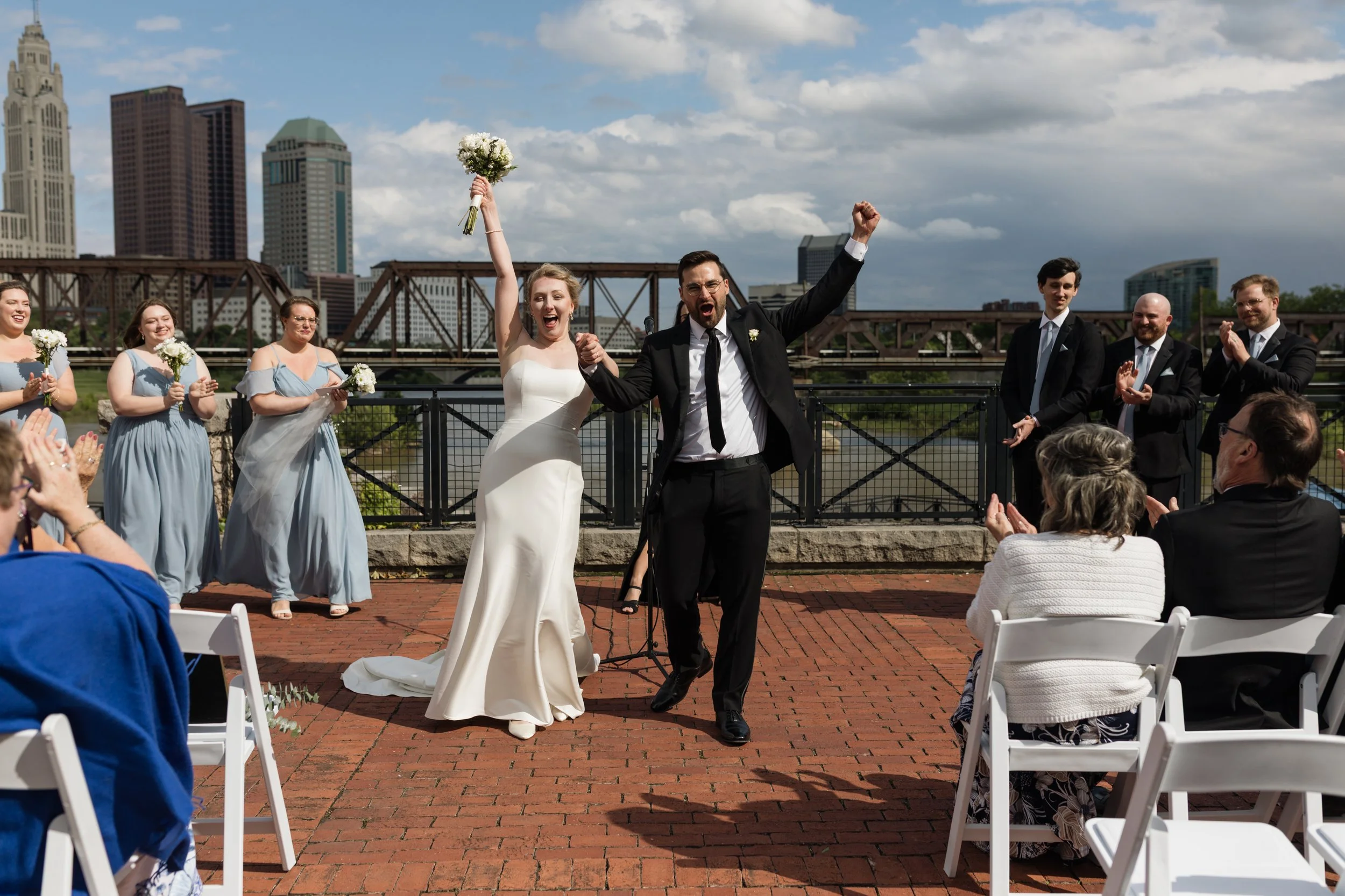 North Bank Park Pavilion Wedding Columbus Ohio
