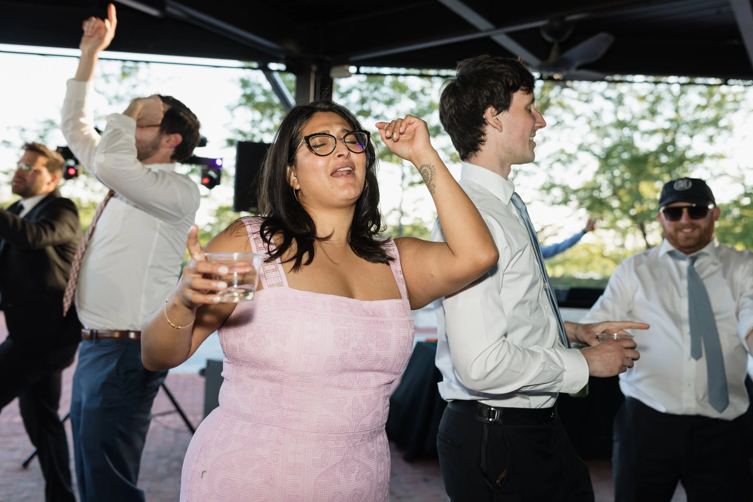 North Bank Park Pavilion Wedding Columbus Ohio