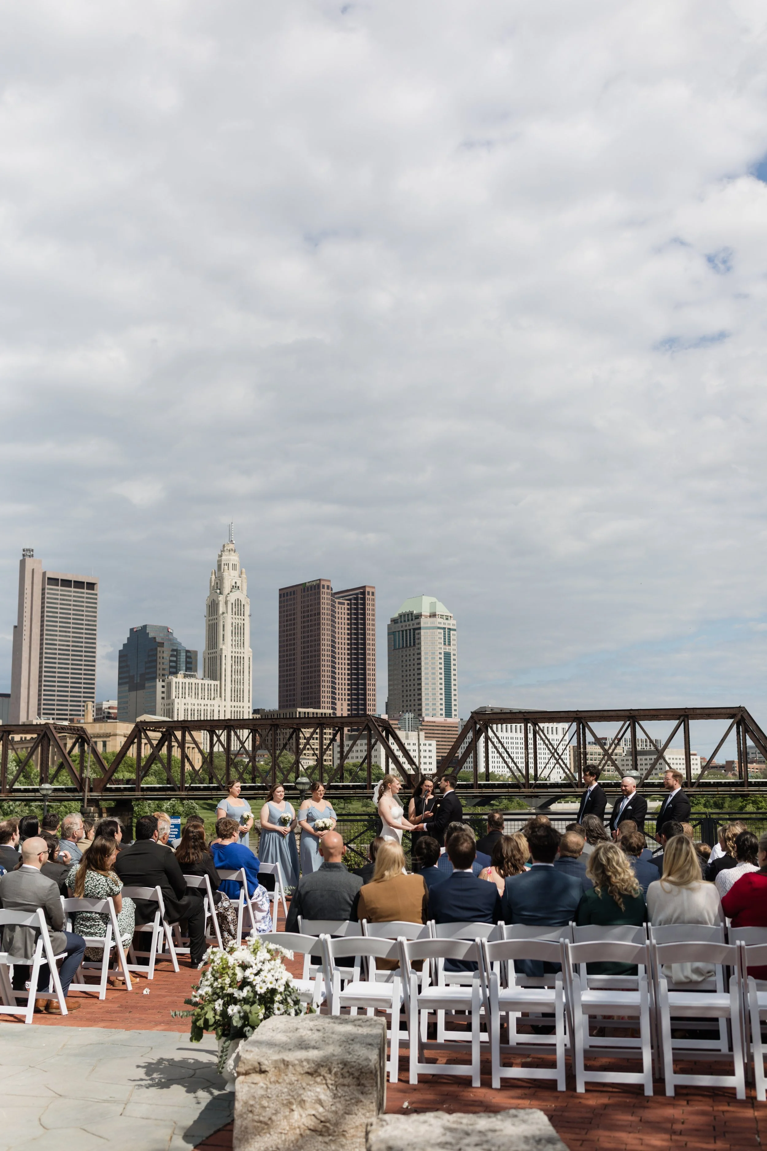 North Bank Park Pavilion Wedding Columbus Ohio