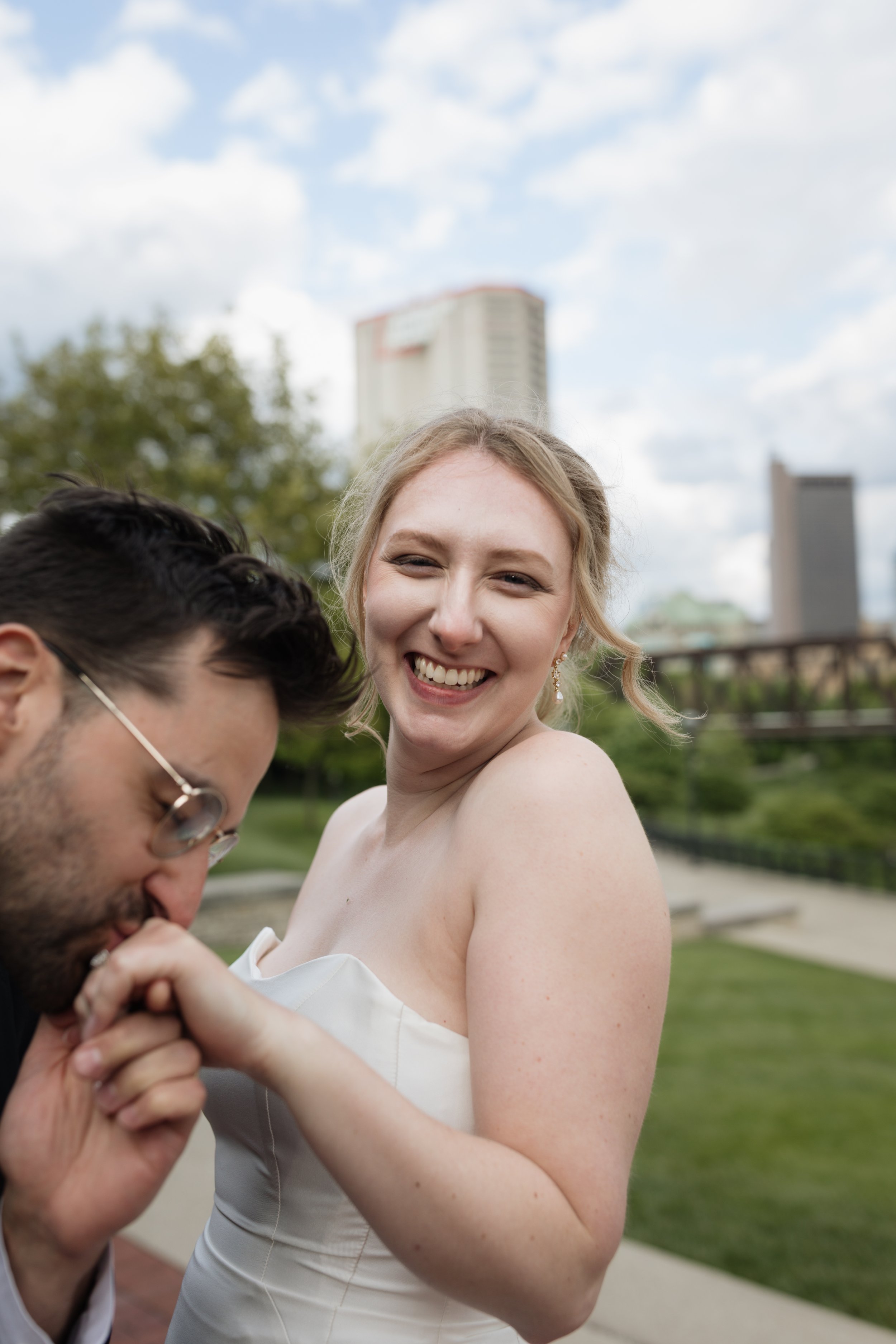 North Bank Park Pavilion Wedding Columbus Ohio