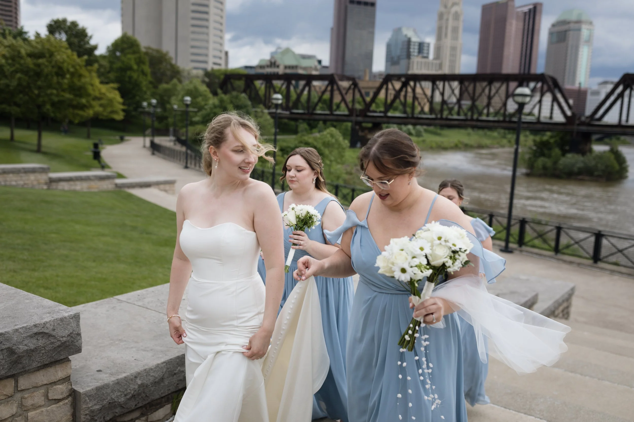 North Bank Park Pavilion Wedding Columbus Ohio