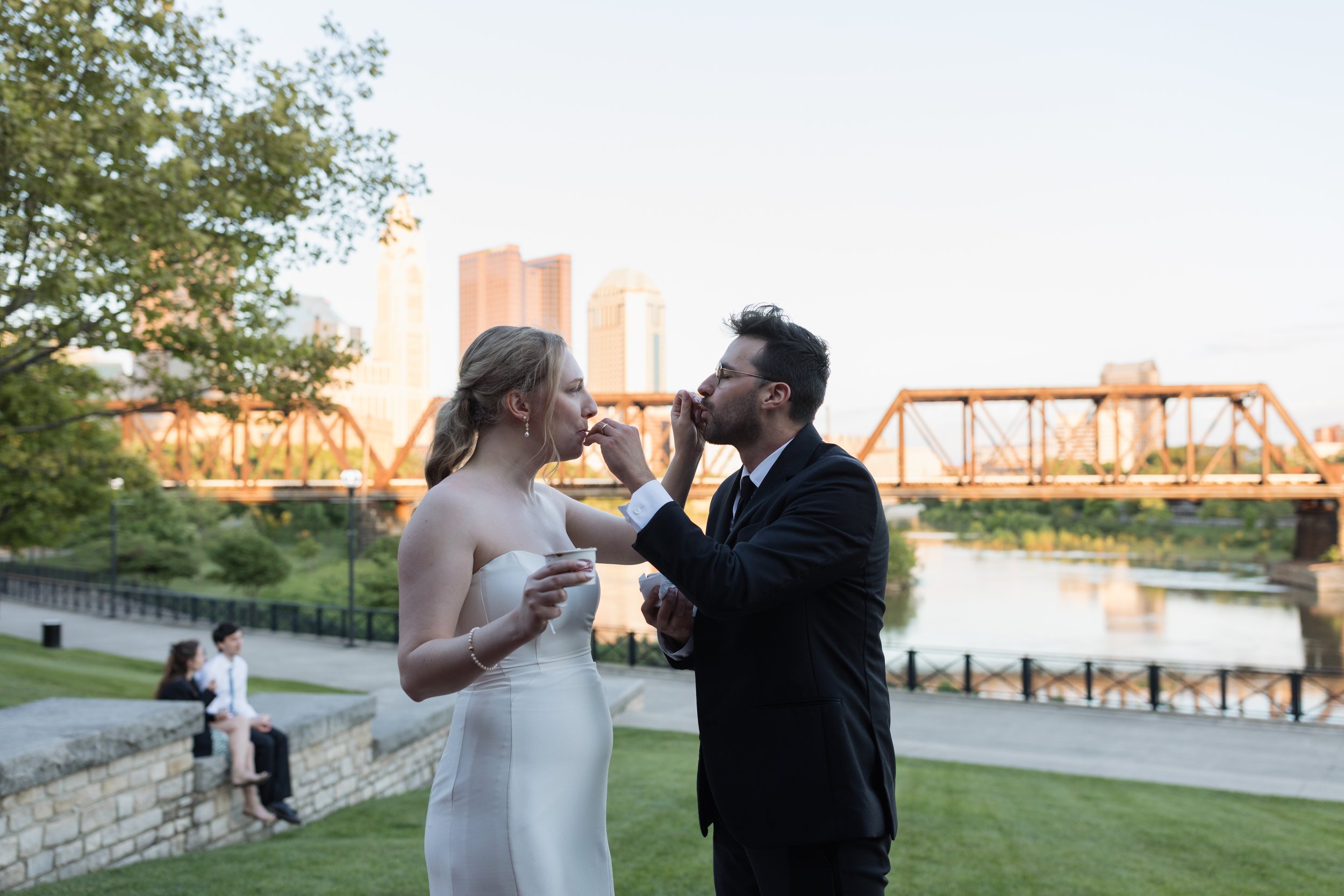 North Bank Park Pavilion Wedding Columbus Ohio