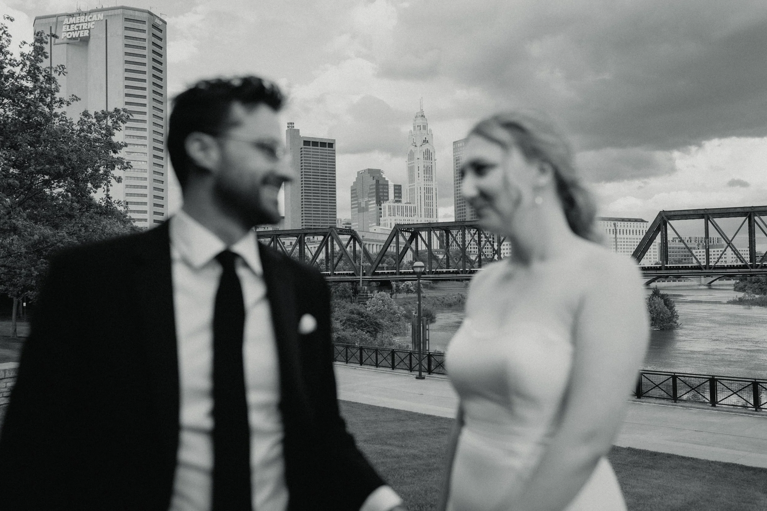 North Bank Park Pavilion Wedding Columbus Ohio