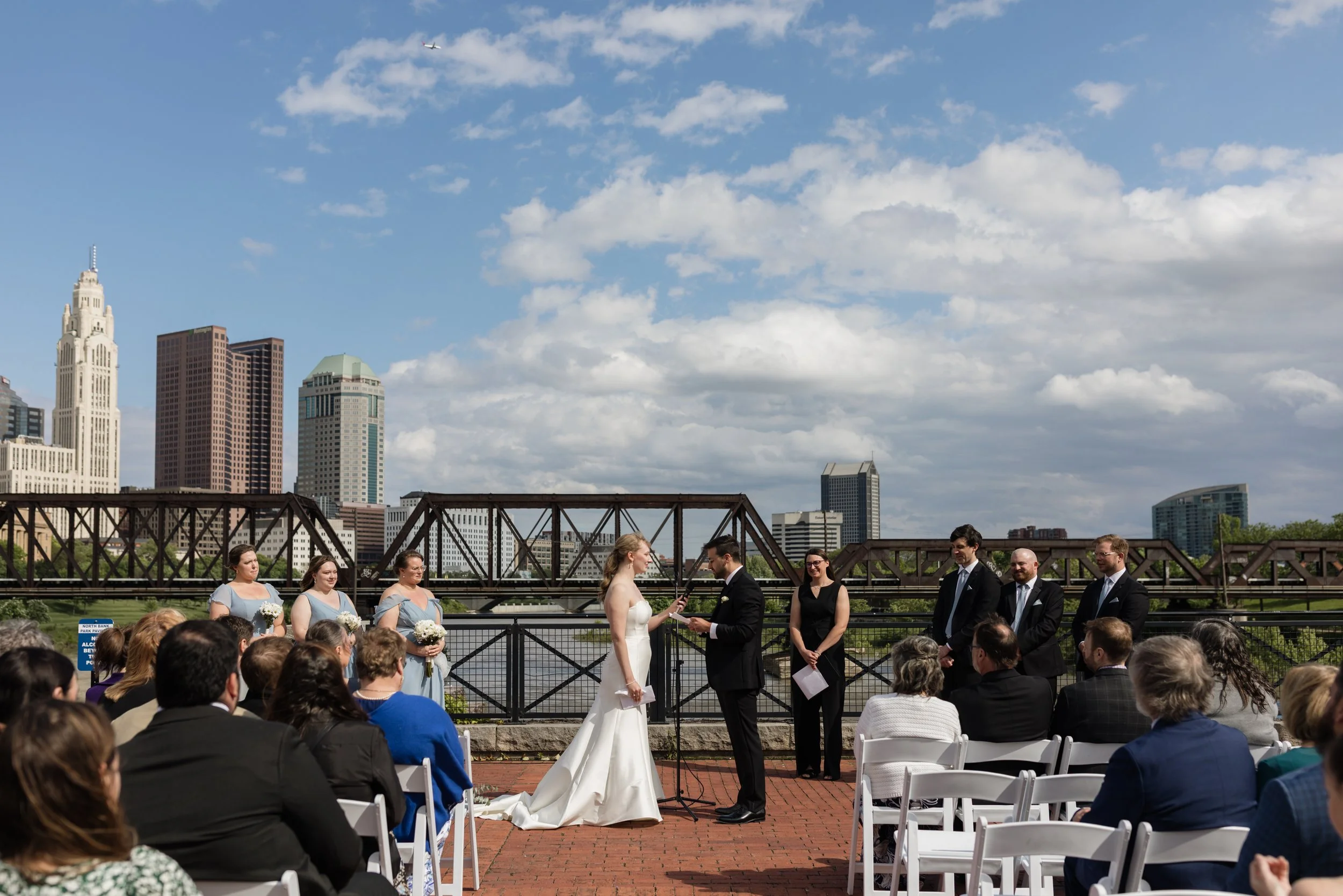 North Bank Park Pavilion Wedding Columbus Ohio