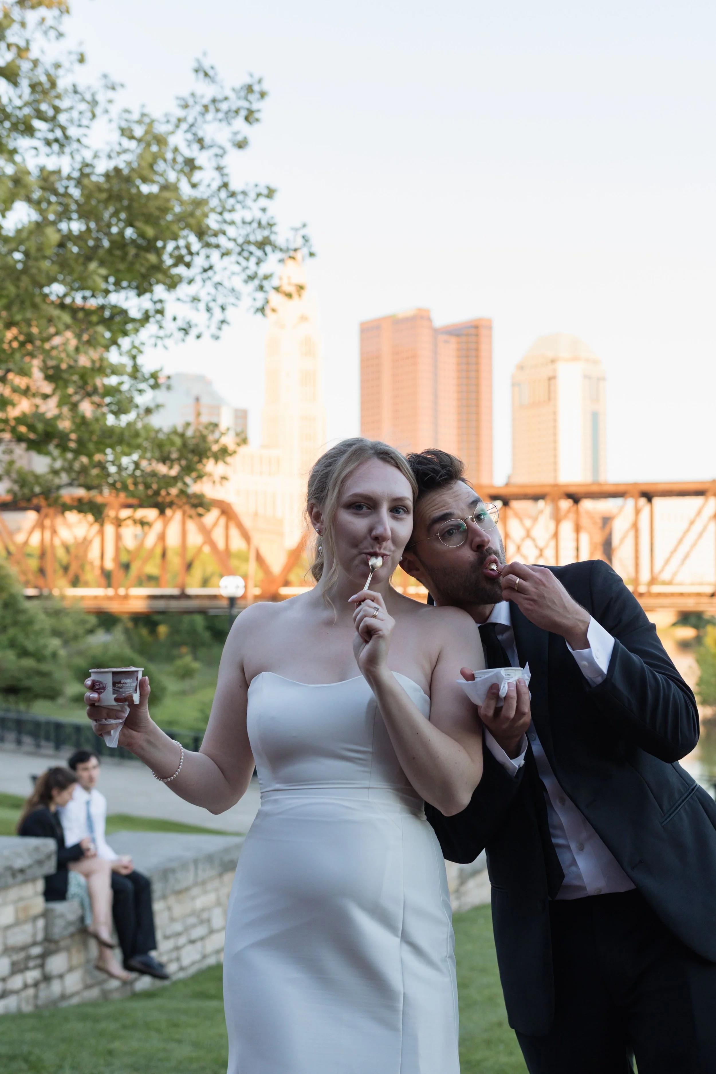 North Bank Park Pavilion Wedding Columbus Ohio