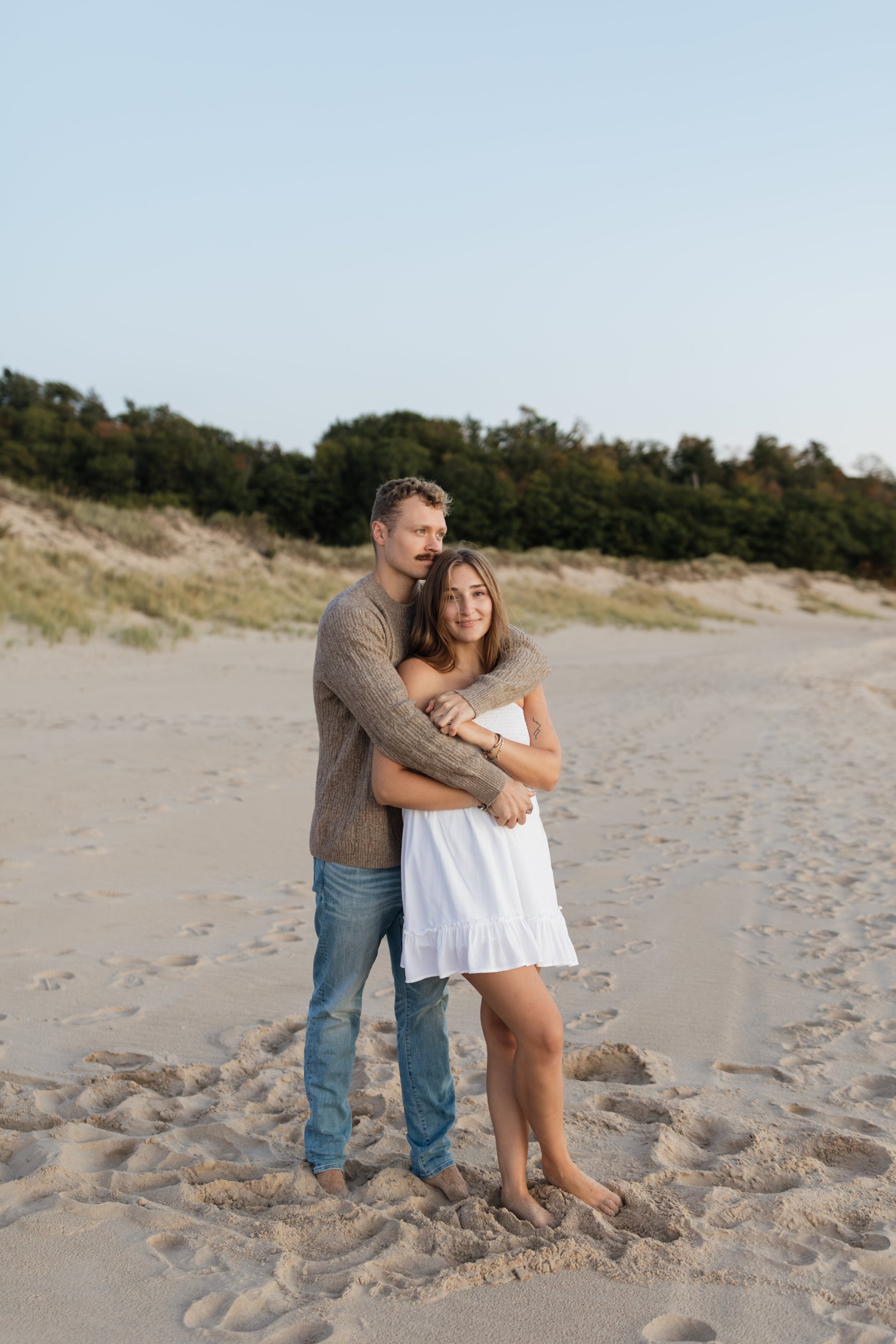 Rosy Mound Natural Area Grand Haven, Michigan Engagement Session