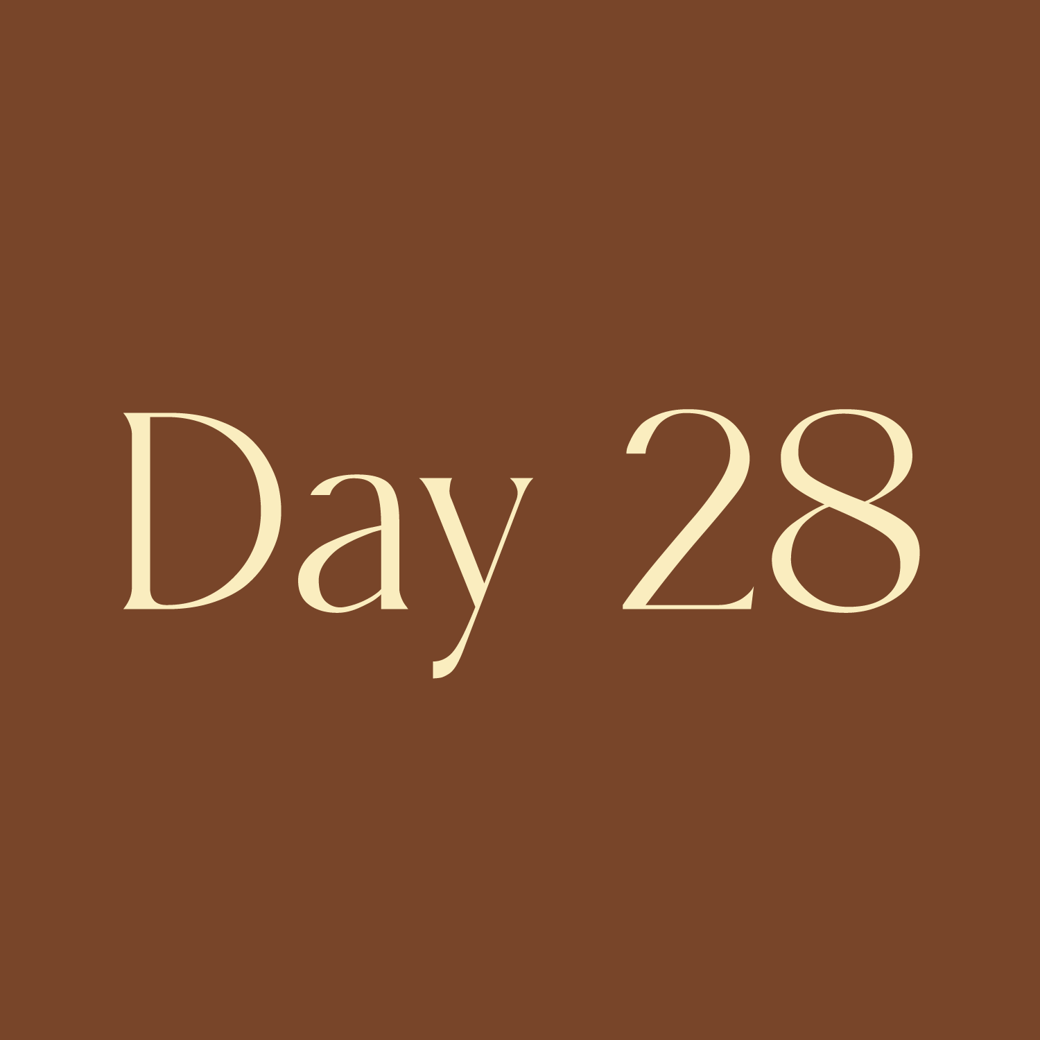      

 
   Day 28  Tuesday, April 1st  
 




















  
  



    



 
 
    &nbsp;    

 
      &nbsp;I will give you a new heart, and I will put a new spirit in you. I will take out your stony, stubborn heart and give you a tender, respo
