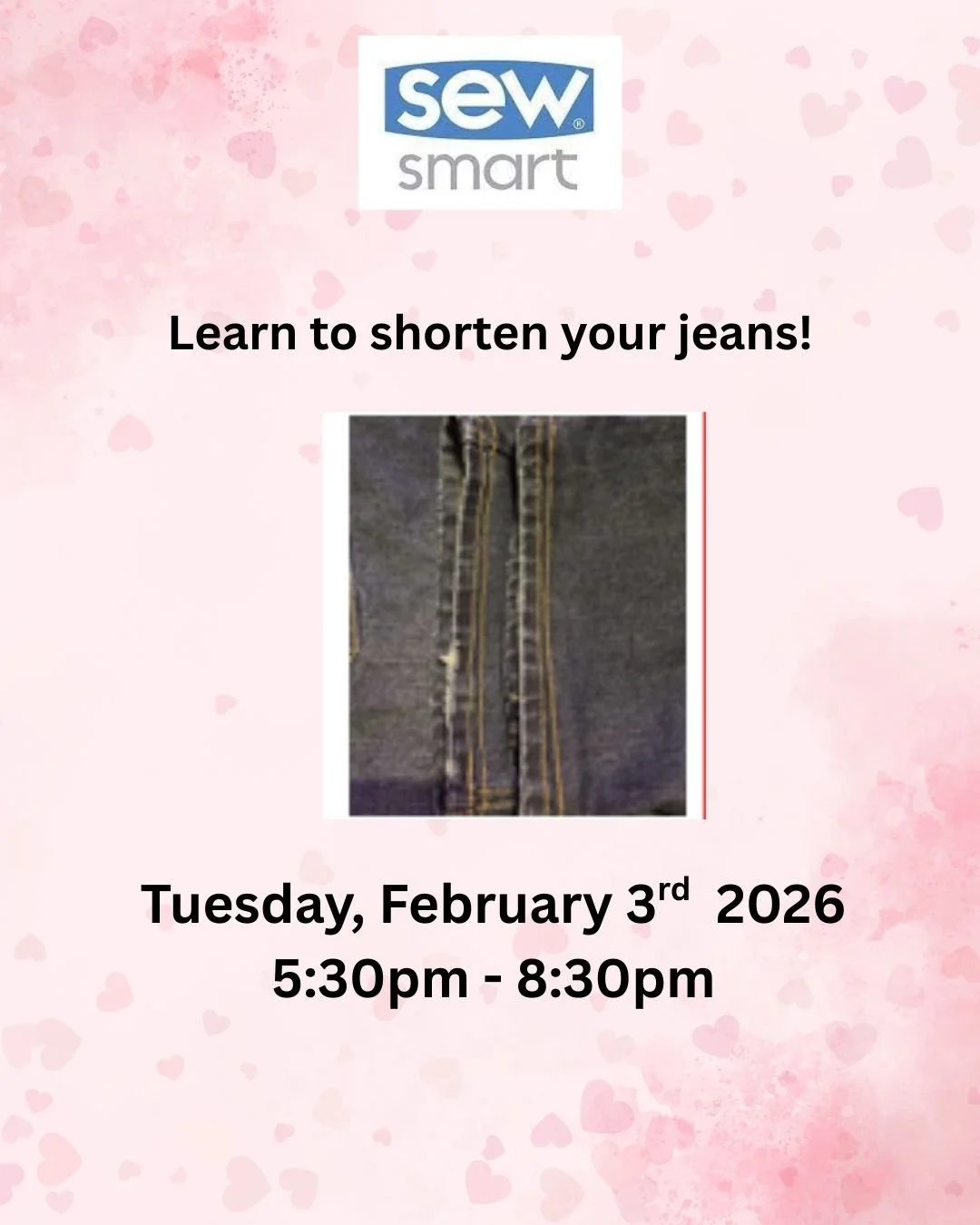 Learn to shorten your jeans!