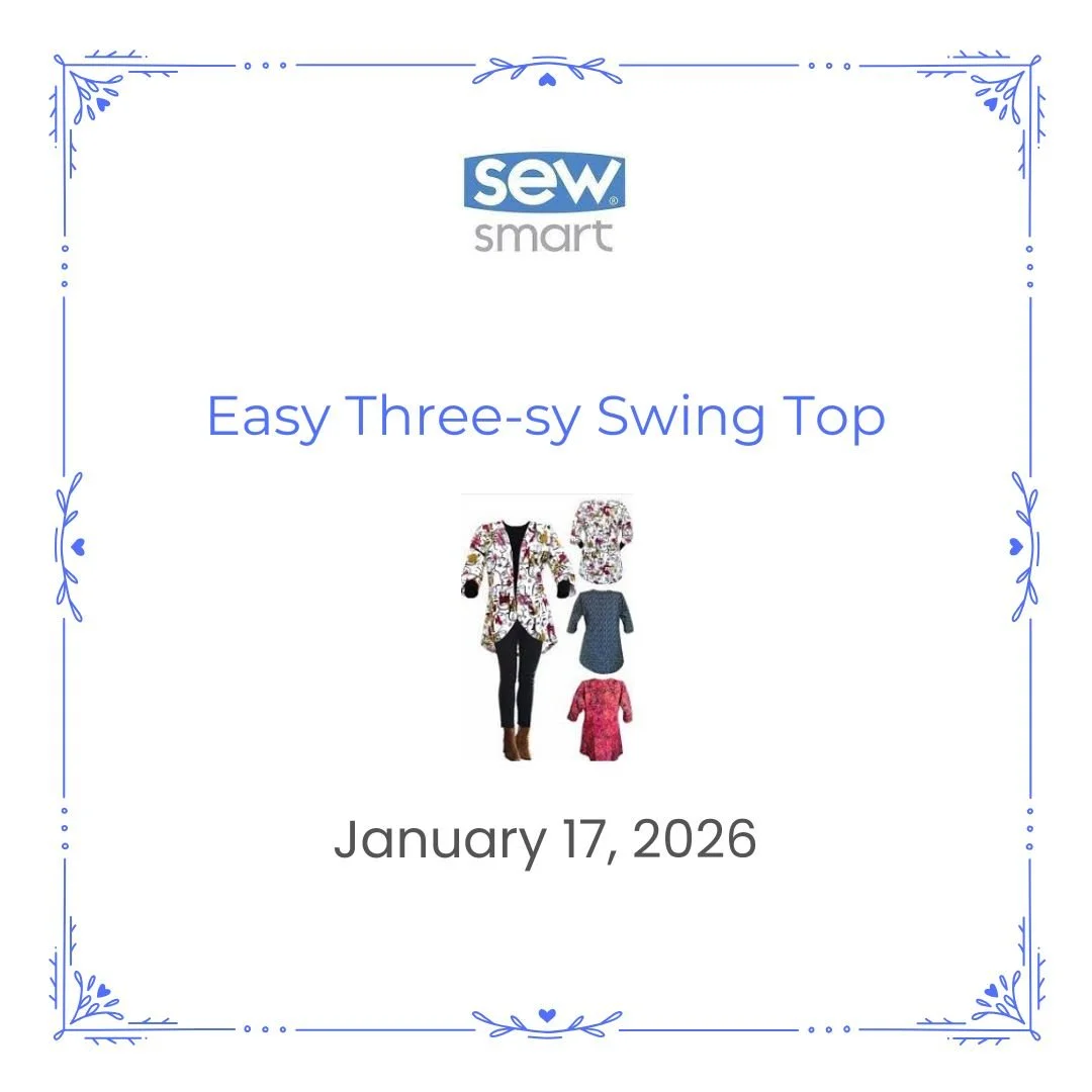 Easy Three-sy Swing Top Jan. 17, 9-4