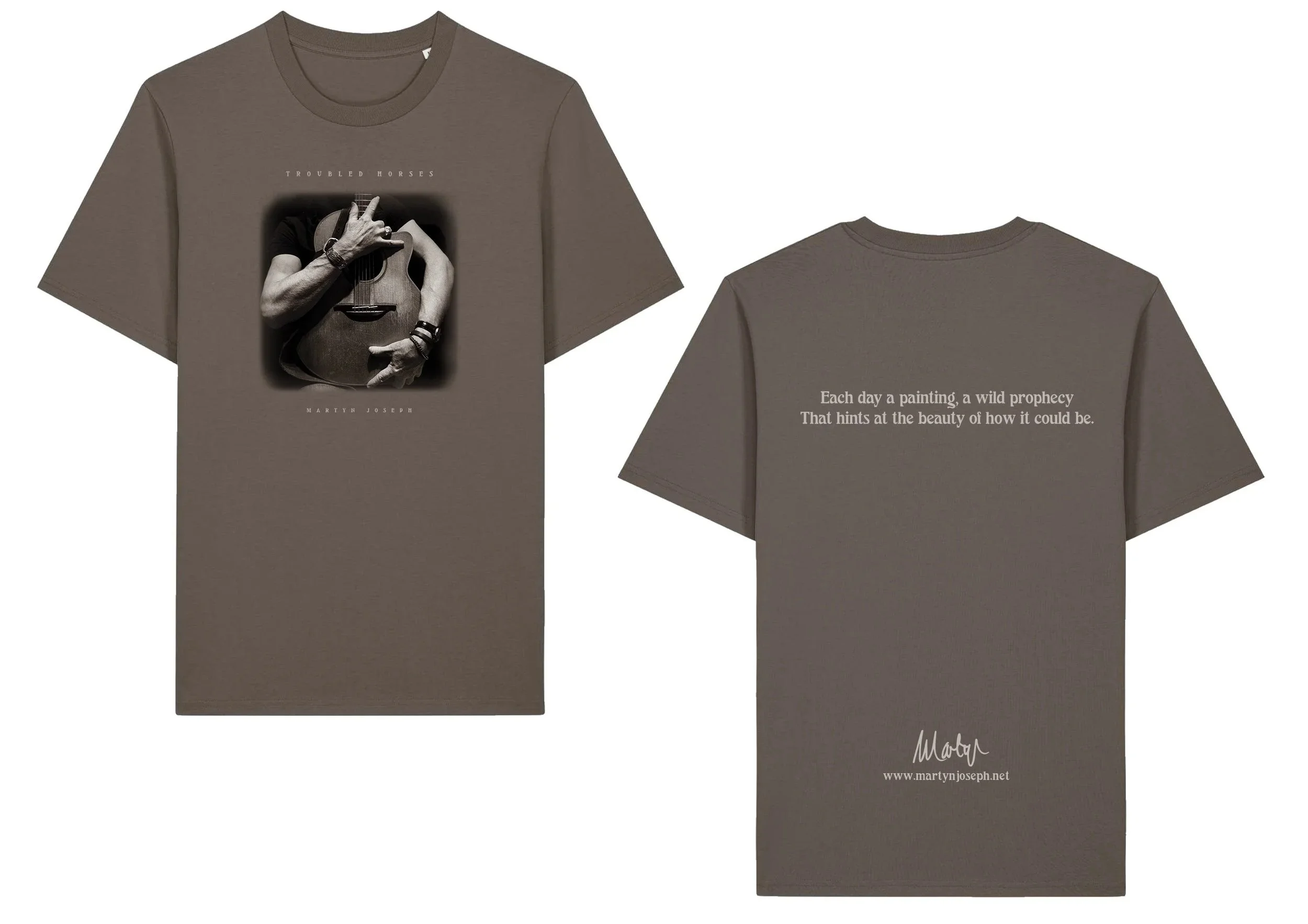 Troubled Horses T shirt : UK ORDERS ONLY