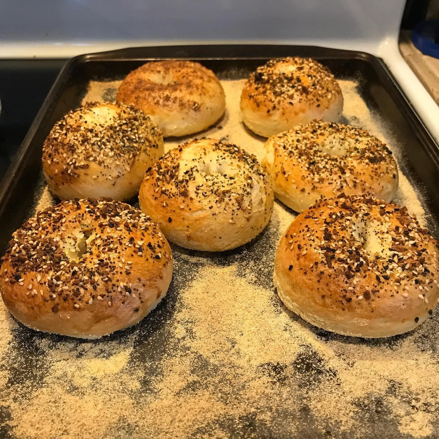 Bagels...Round Deux. #bagels #homemade #winter #bread