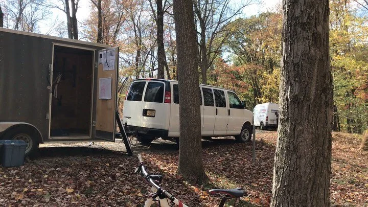The office view sure is great today! @adventure_wv #PSSRO #mountainbiking #getoutside #leadertraining #fieldtrip #wvu