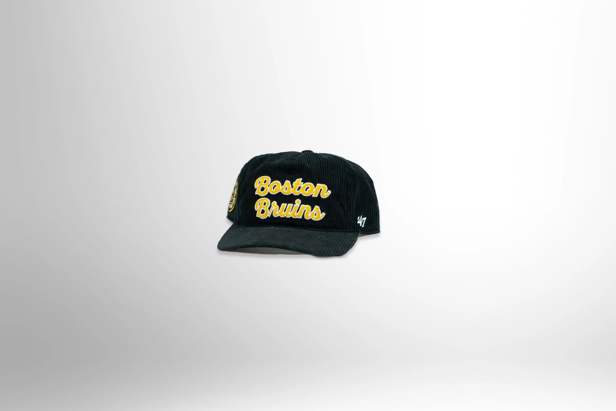 BOSTON BRUINS BLACK CHAINSCRIPT 47 HITCH LC