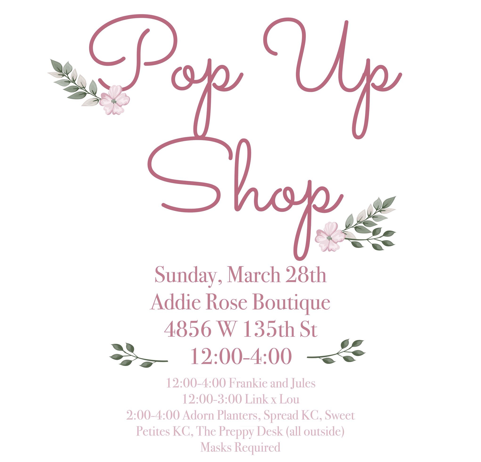 Spring Pop Up at Addie Rose Boutique — Sweet Petites KC | Kansas City, MO