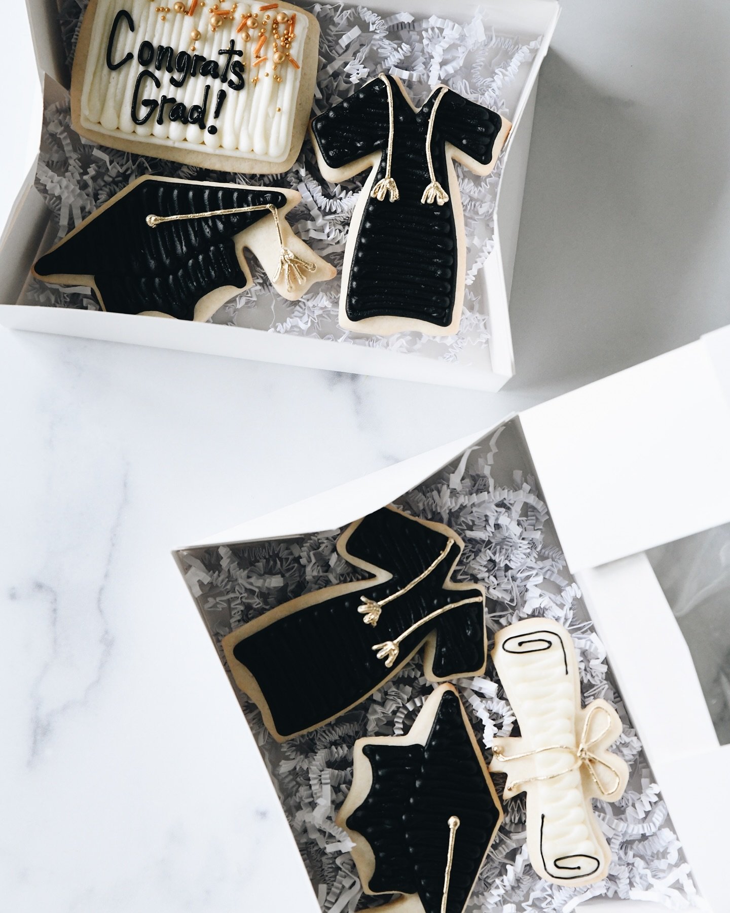 We love helping you celebrate grads! 🎓🎉There&rsquo;s still time to order cookie boxes and more. See our full Graduation Menu at the link in our Bio.