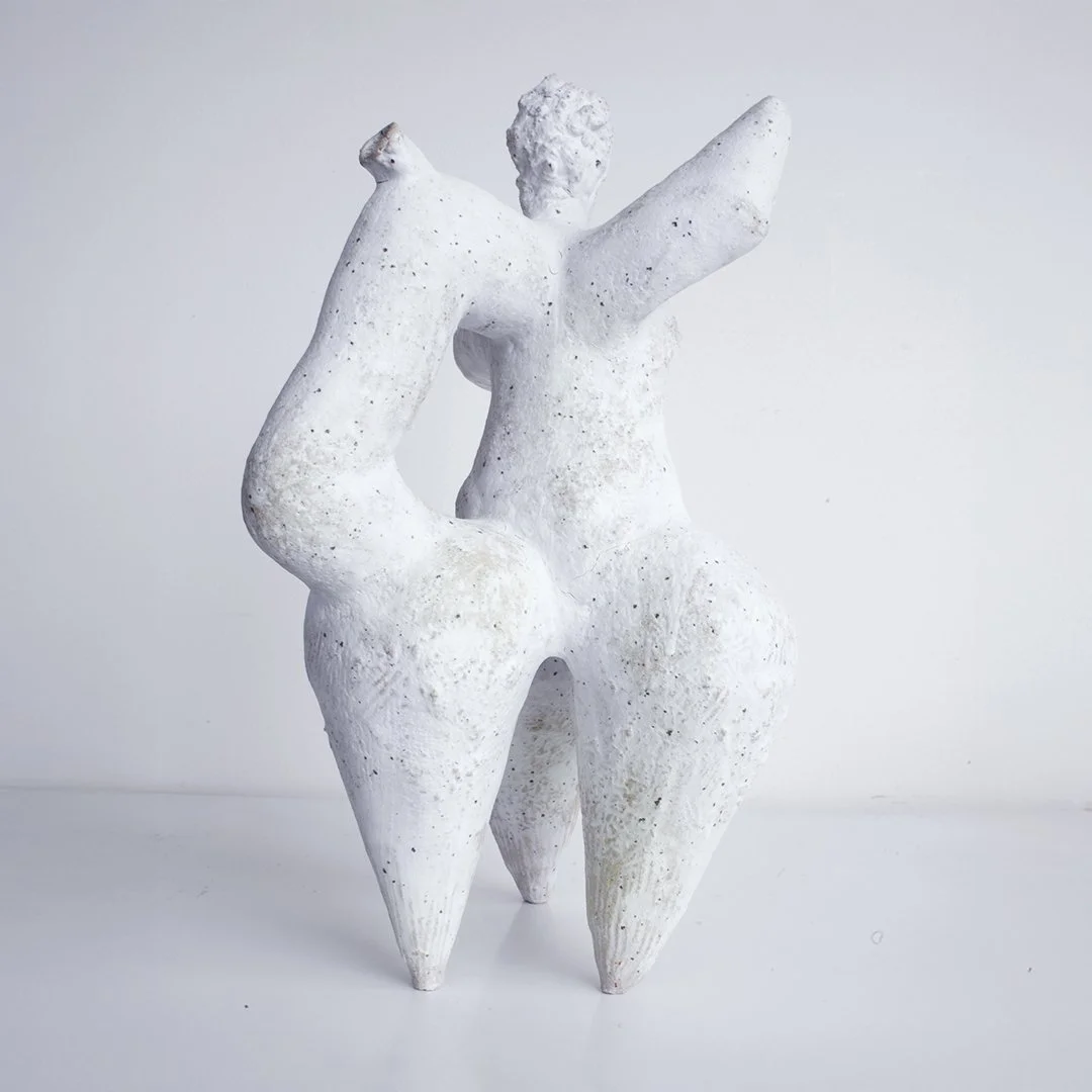 ICE CREAM LADY
Date: not settled
Materials: White sugar clay, river silt glaze, gas kiln