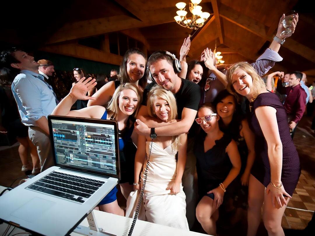DJ Mickey D djing lifelong friend's wedding in Lake Placid