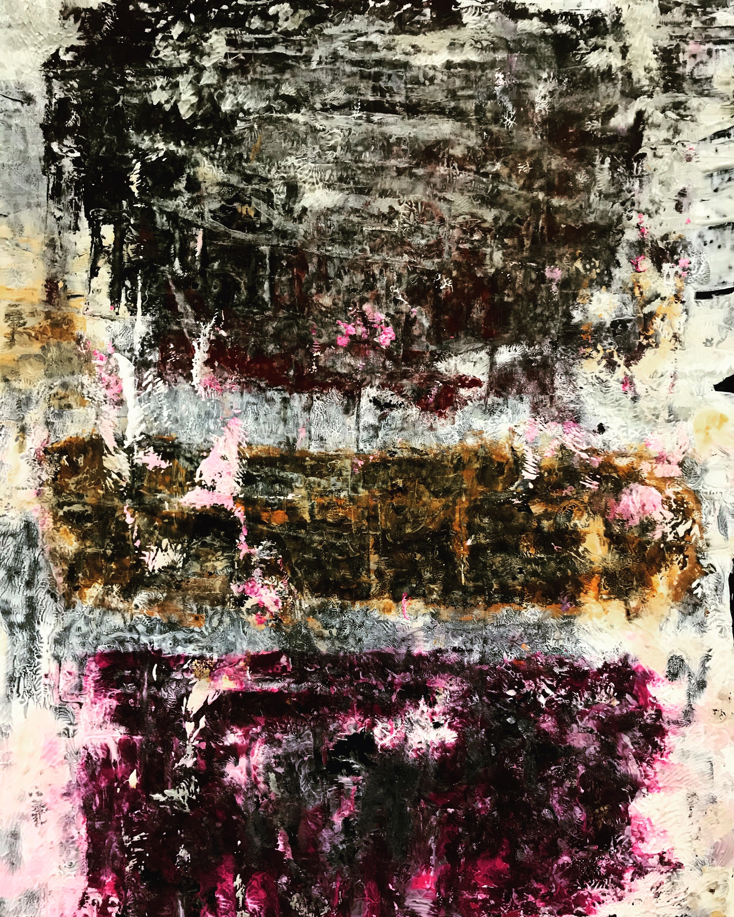 Digitally altered acrylic painting inspired by Mark Rothko (2018)