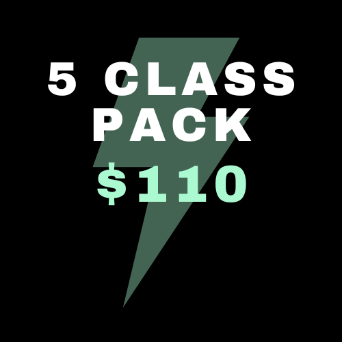 5 Class Pack that never expires for $110