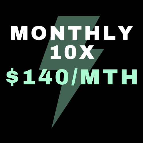 10 Times a Month Membership for $140