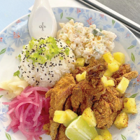 Fried Chicken and Rice Bowl