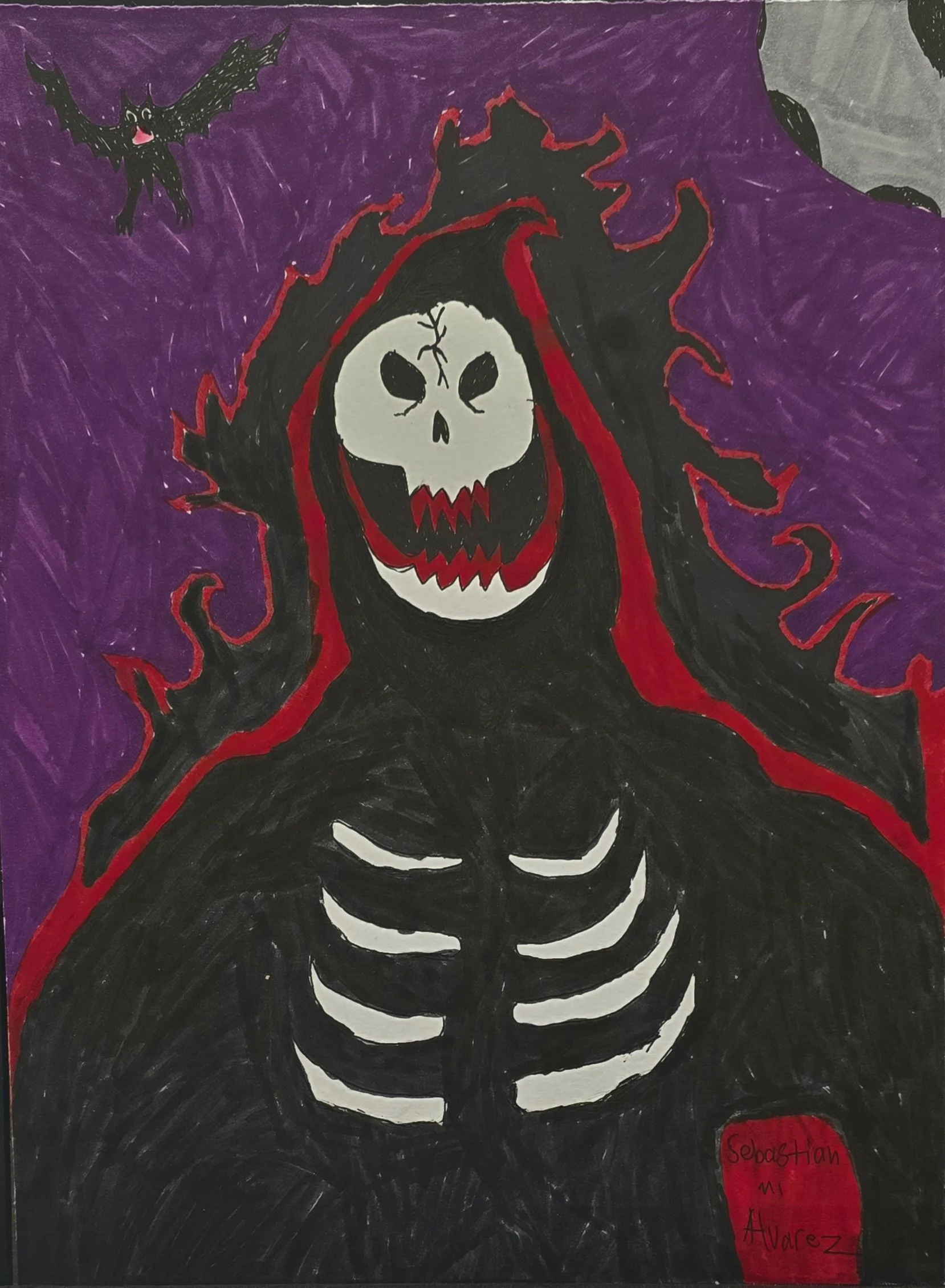 Sebastian Alvarez, "Reaper", (unframed)