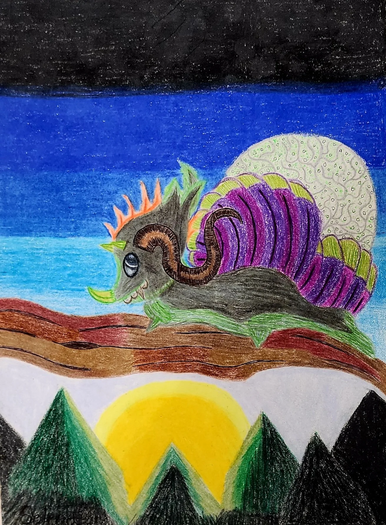 Selena Mejia, "Slime Walk", (unframed)